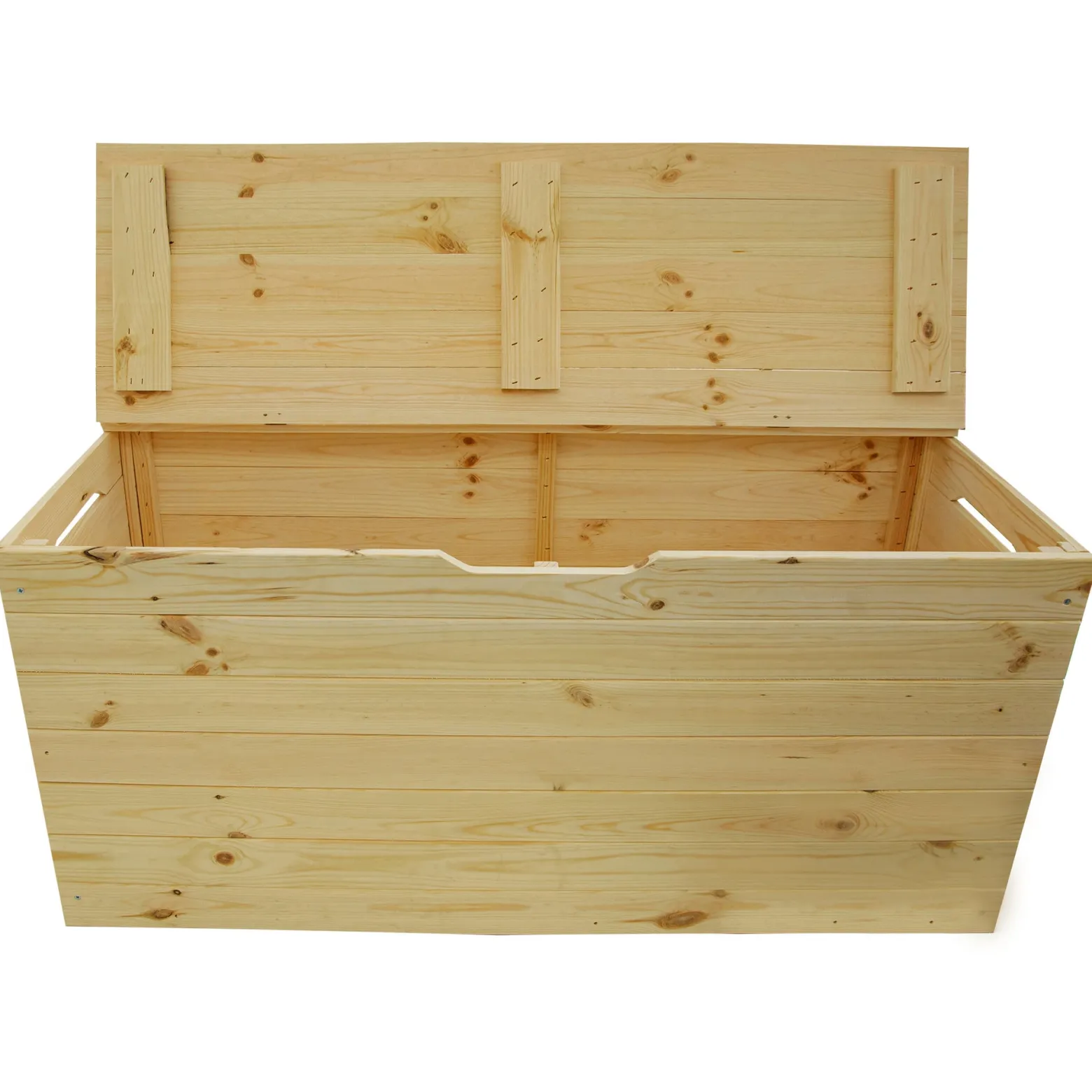 Duża Drewniana Skrzynia Ogród 100x40x50 cm 200L Skrzynka Dekoracja Kufer