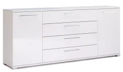 Duża komoda z szufladami i półkami 190 cm - Zereon