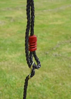 Duża Metalowa Huśtawka Mila Czerwona XL 4iQ Huśtawki na Stelażu dla Dzieci