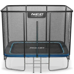 Duża trampolina ogrodowa Neo-sport prostokątna 305x213 cm 10x7ft bezpieczna