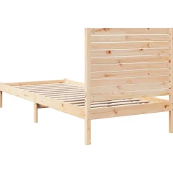 Dłuższe łóżko bez materaca 90x220 cm lite drewno