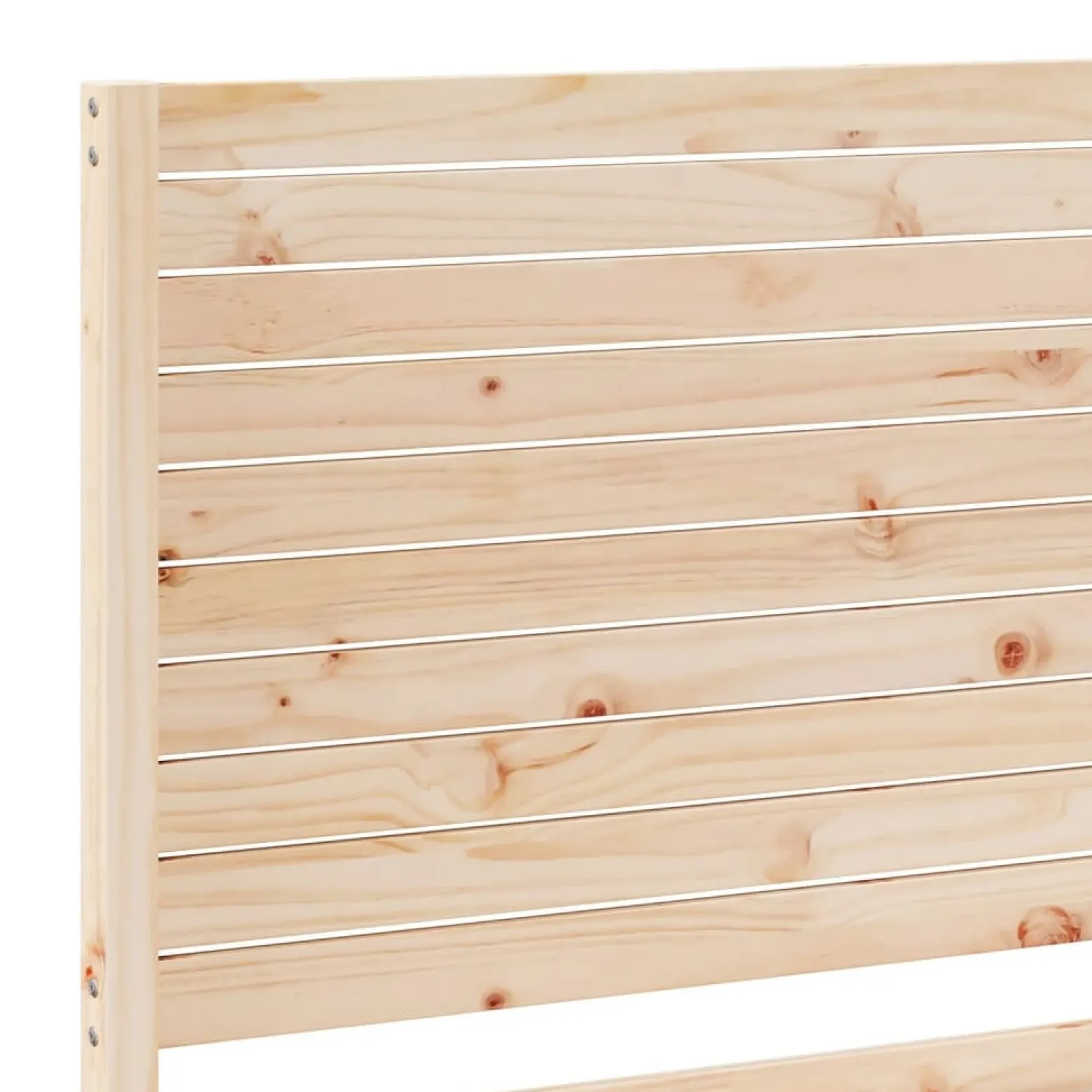 Dłuższe łóżko bez materaca 90x220 cm lite drewno