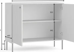 Dwudrzwiowa komoda 105 cm do salonu IRYS