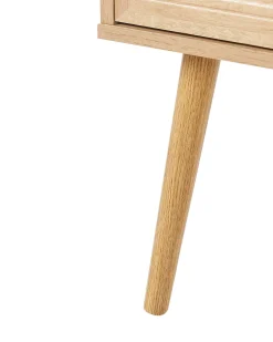 Dwudrzwiowa szafka z 1 półką jasne drewno
