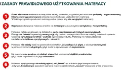 Dwustronny materac sprężynowy wysoki Oro 24 cm