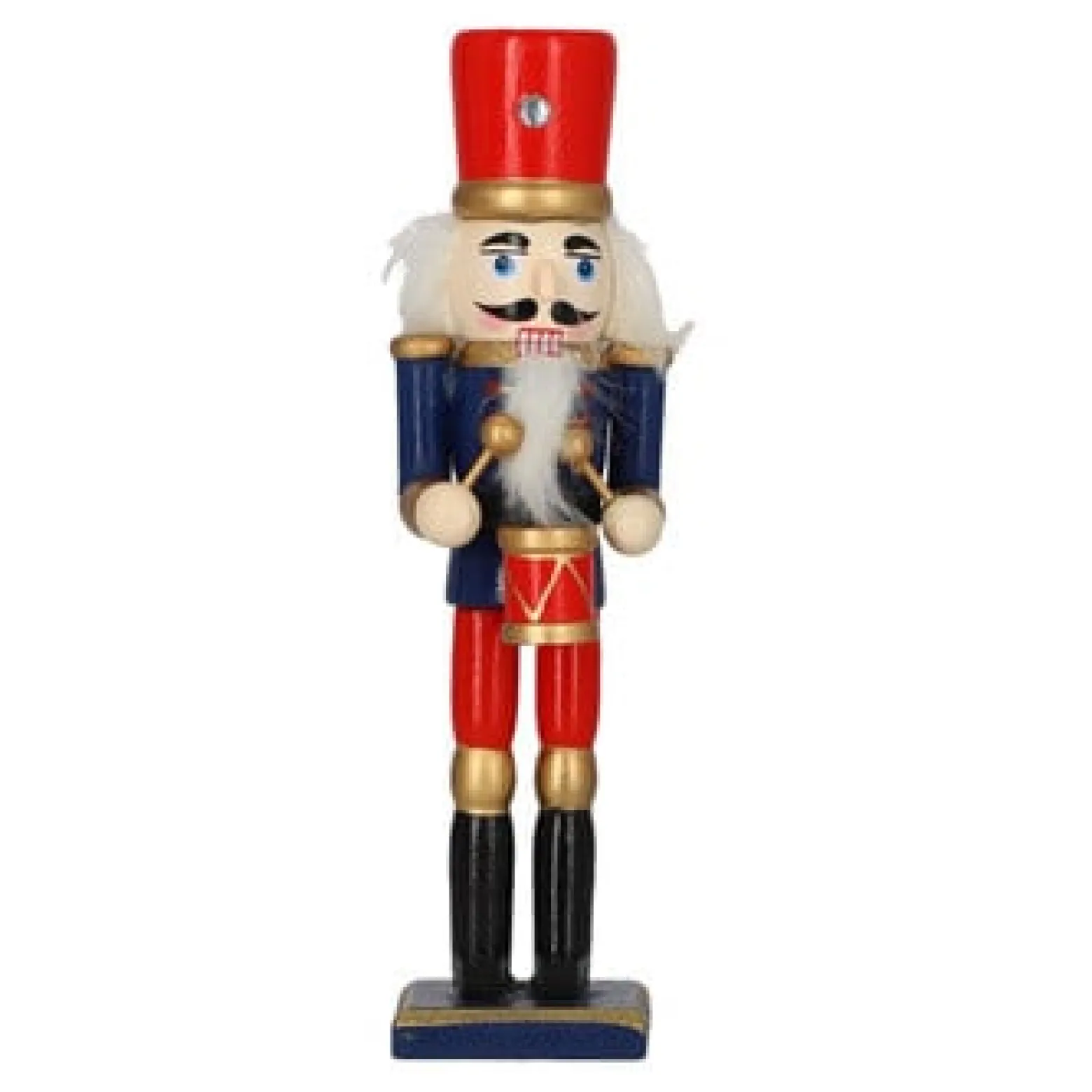 Dziadek do orzechów Luke 18 cm w czerwonej czapce