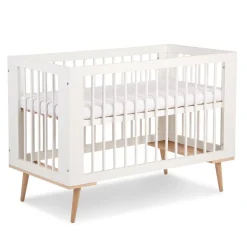 Łóżeczko dziecięce SOFIE 120x60 białe/buk