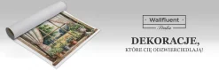 Efekt dziury w ścianie tajemnicza dżungla naklejka 3D 57x80