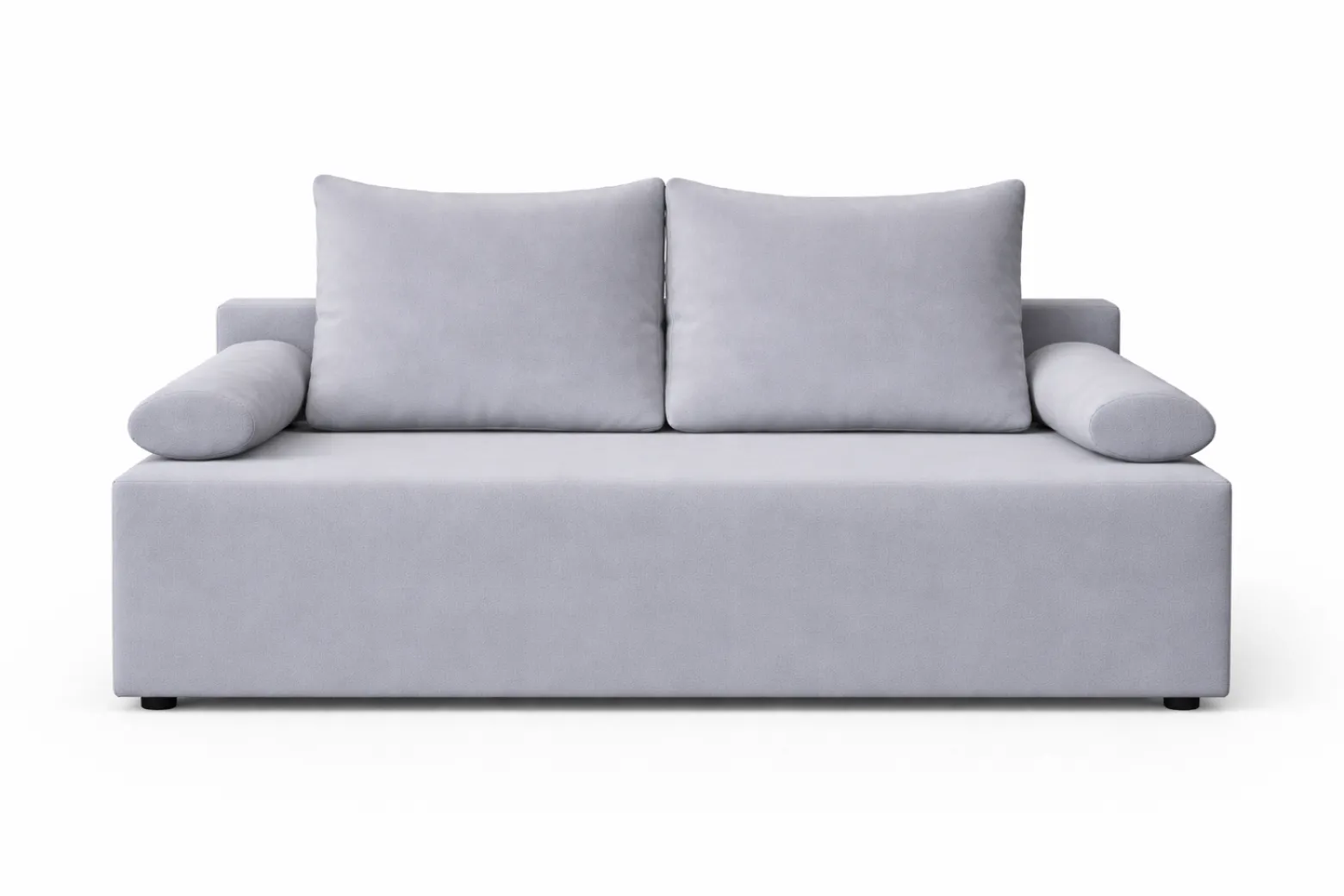 Elegancka kanapa z funkcją spania i pojemnikiem Cushio