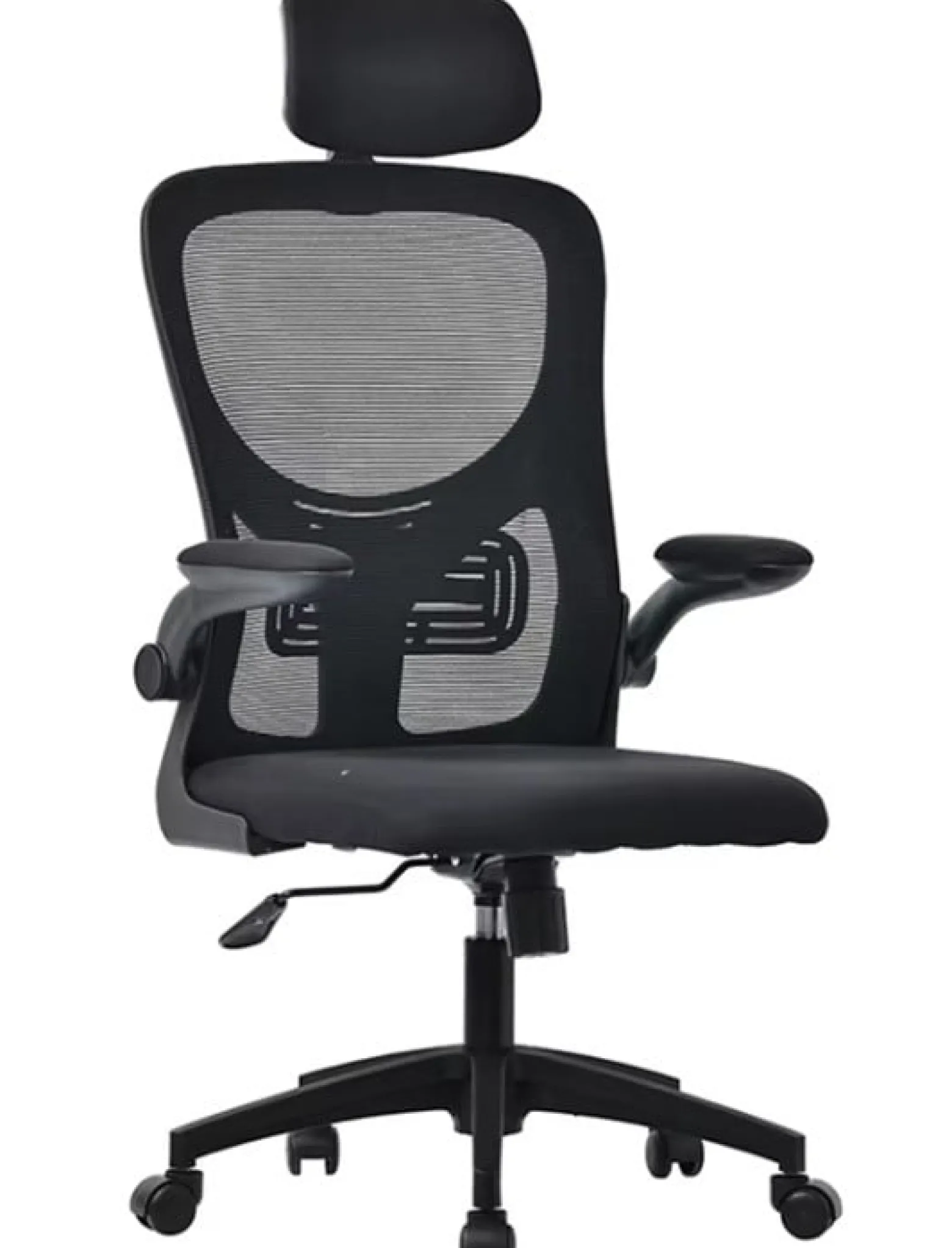 Ergonomiczny fotel obrotowy krzesło biurowe BATI Czarny