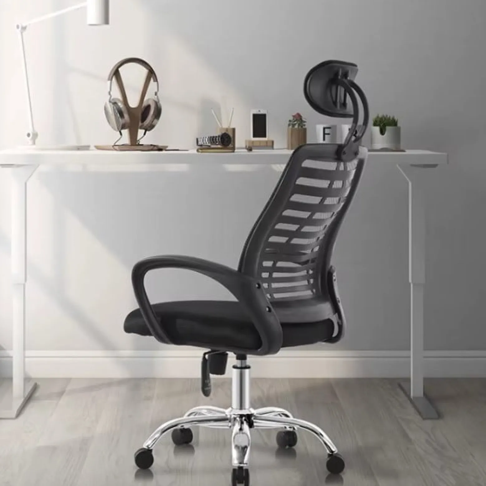 Ergonomiczny fotel obrotowy krzesło biurowe OZI czarny