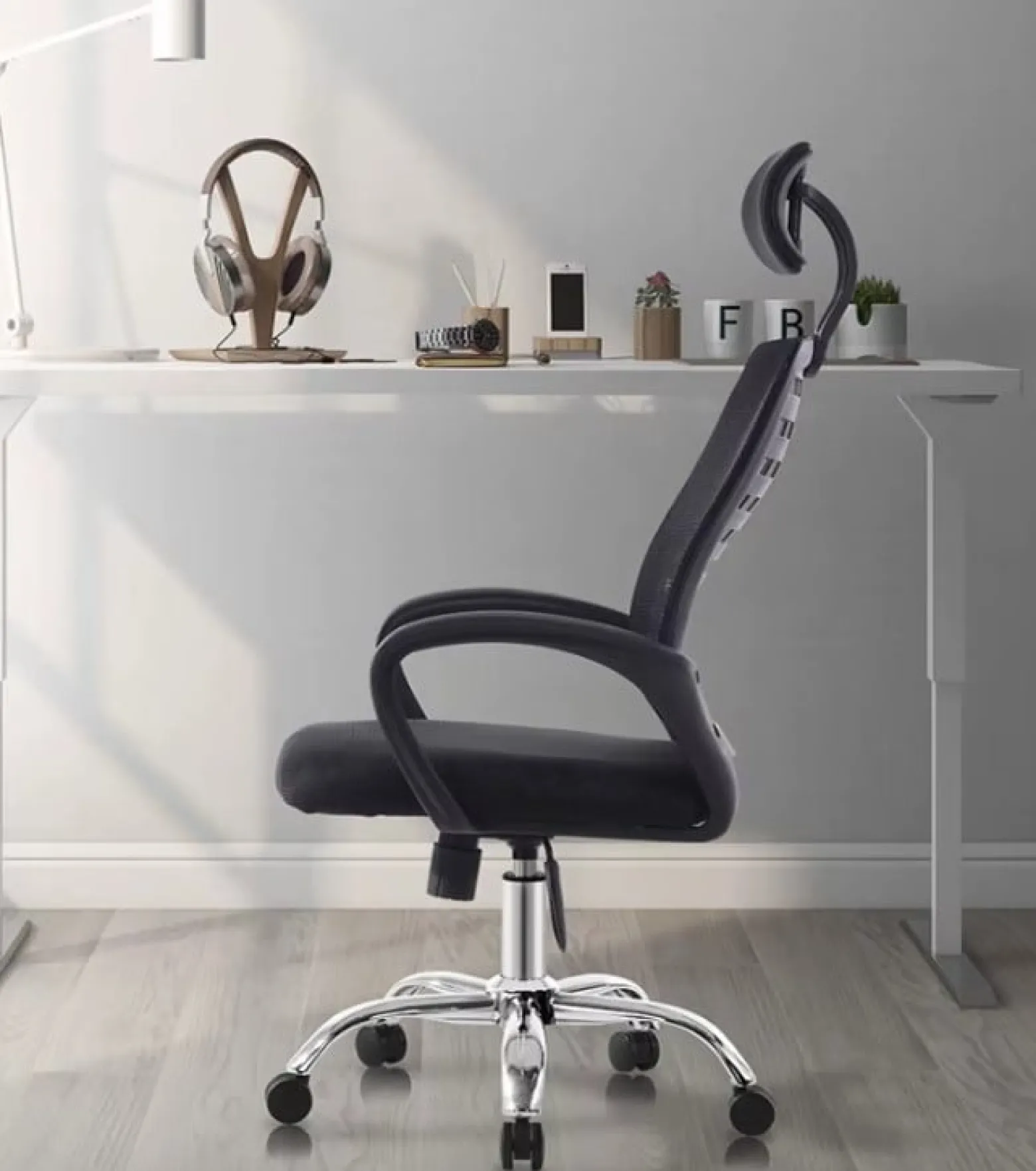 Ergonomiczny fotel obrotowy krzesło biurowe OZI czarny