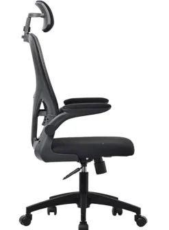 Ergonomiczny fotel obrotowy krzesło biurowe BATI Czarny