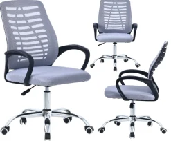 Ergonomiczny Fotel obrotowy krzesło biurowe NEST szary