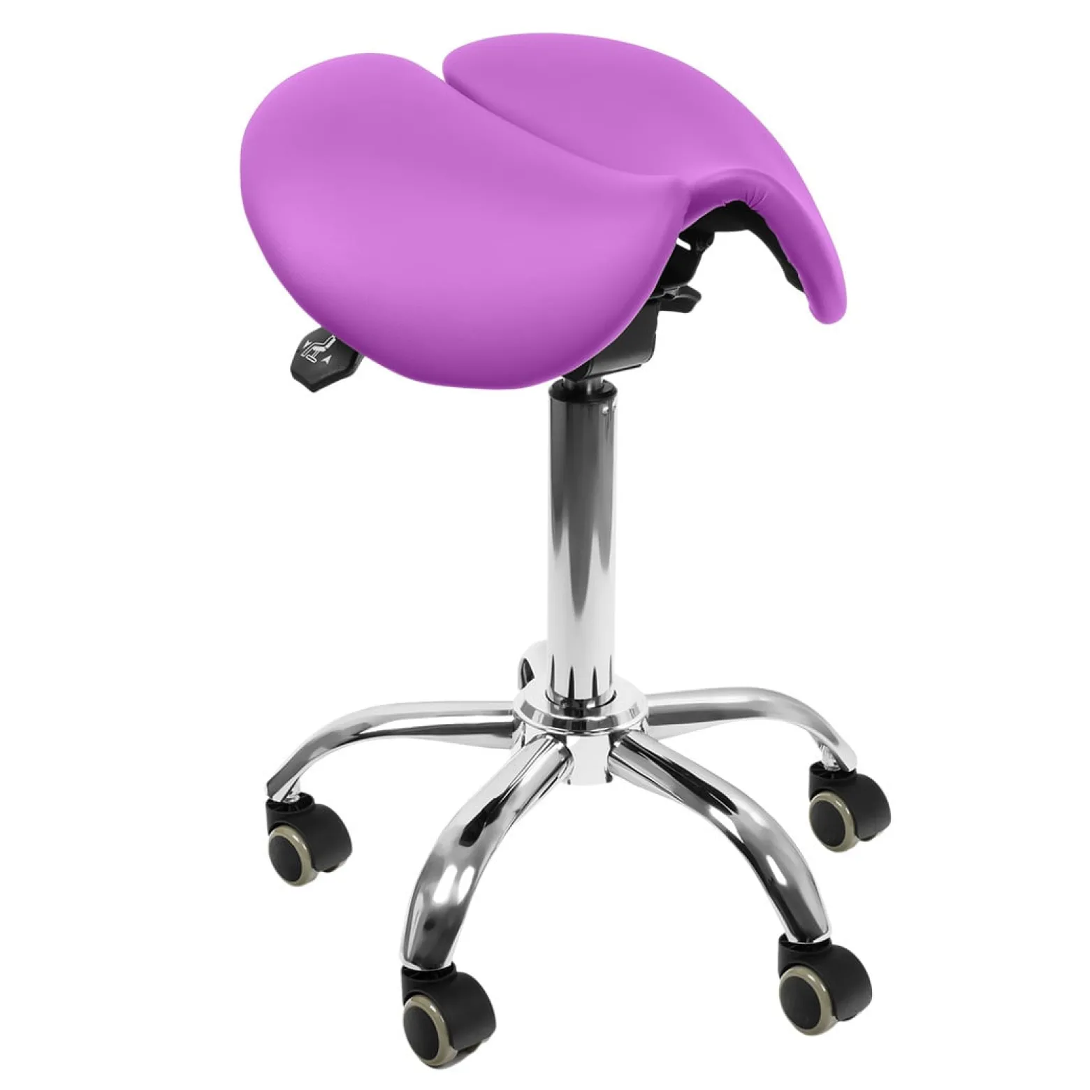Ergonomiczny hoker regulowany SELLA fioletowy