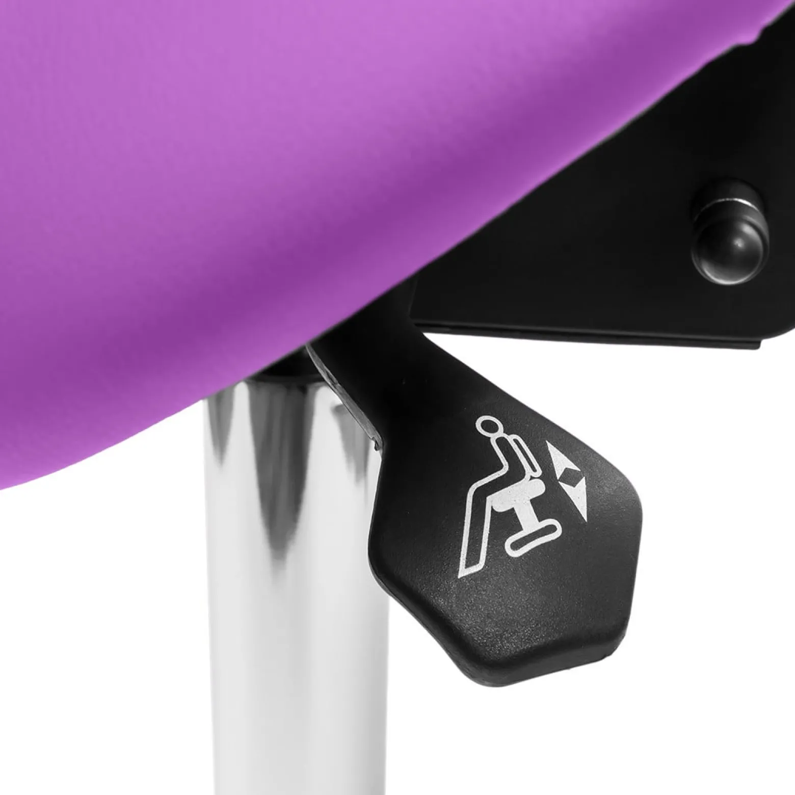 Ergonomiczny hoker regulowany SELLA fioletowy