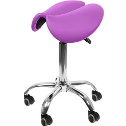 Ergonomiczny hoker regulowany SELLA fioletowy