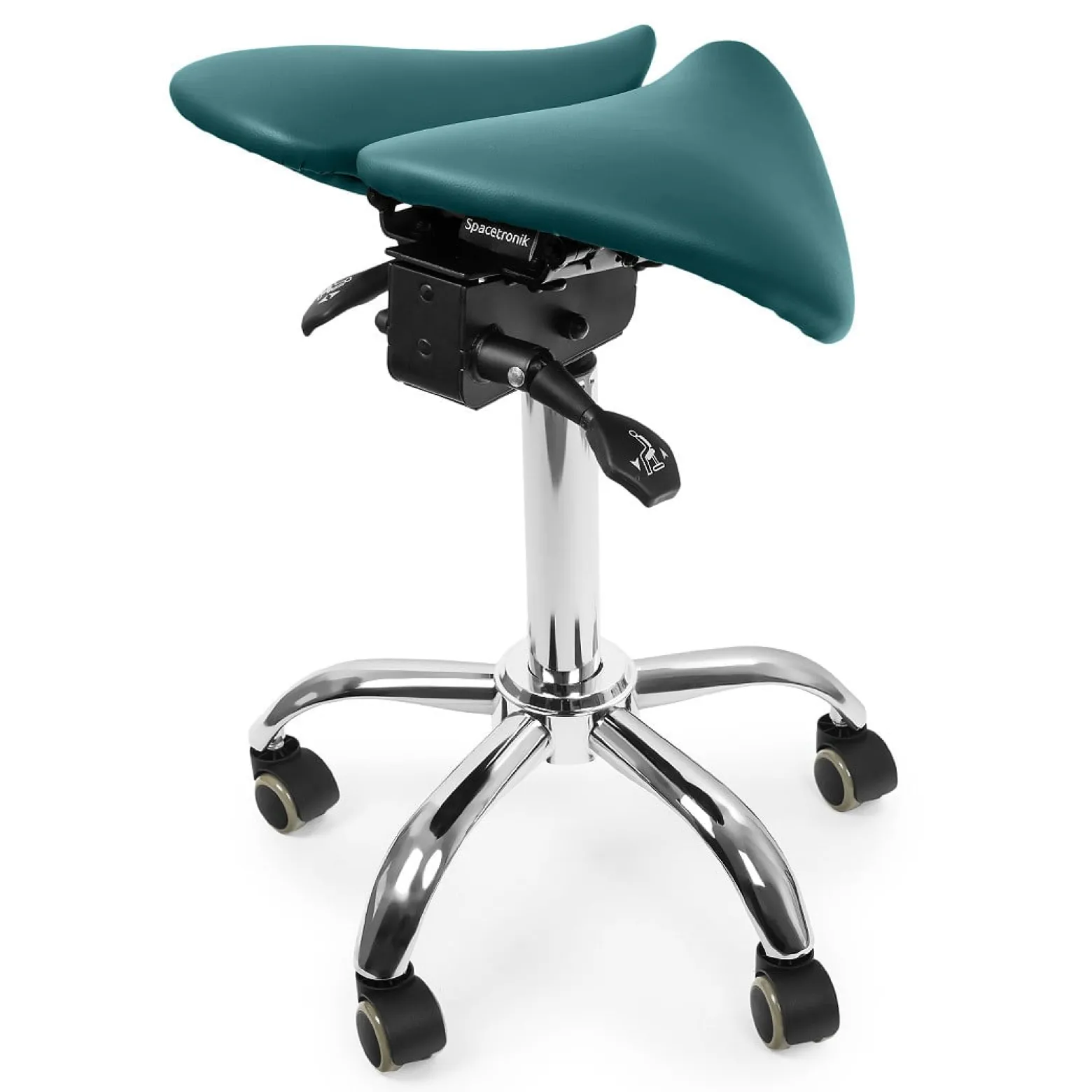 Ergonomiczny hoker regulowany SELLA niebieski