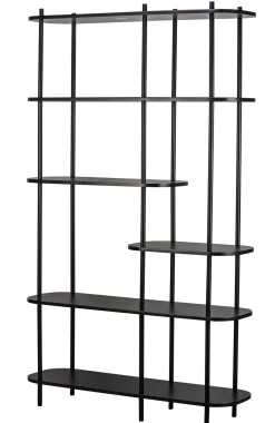 Etagère Nowoczesna w stylu metalowo-drewnianym
