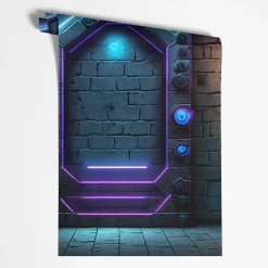 Feeby Fototapeta Portal Neon Abstrakcja