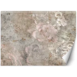 Feeby Fototapeta, Beton kwiat róży boho 150x105