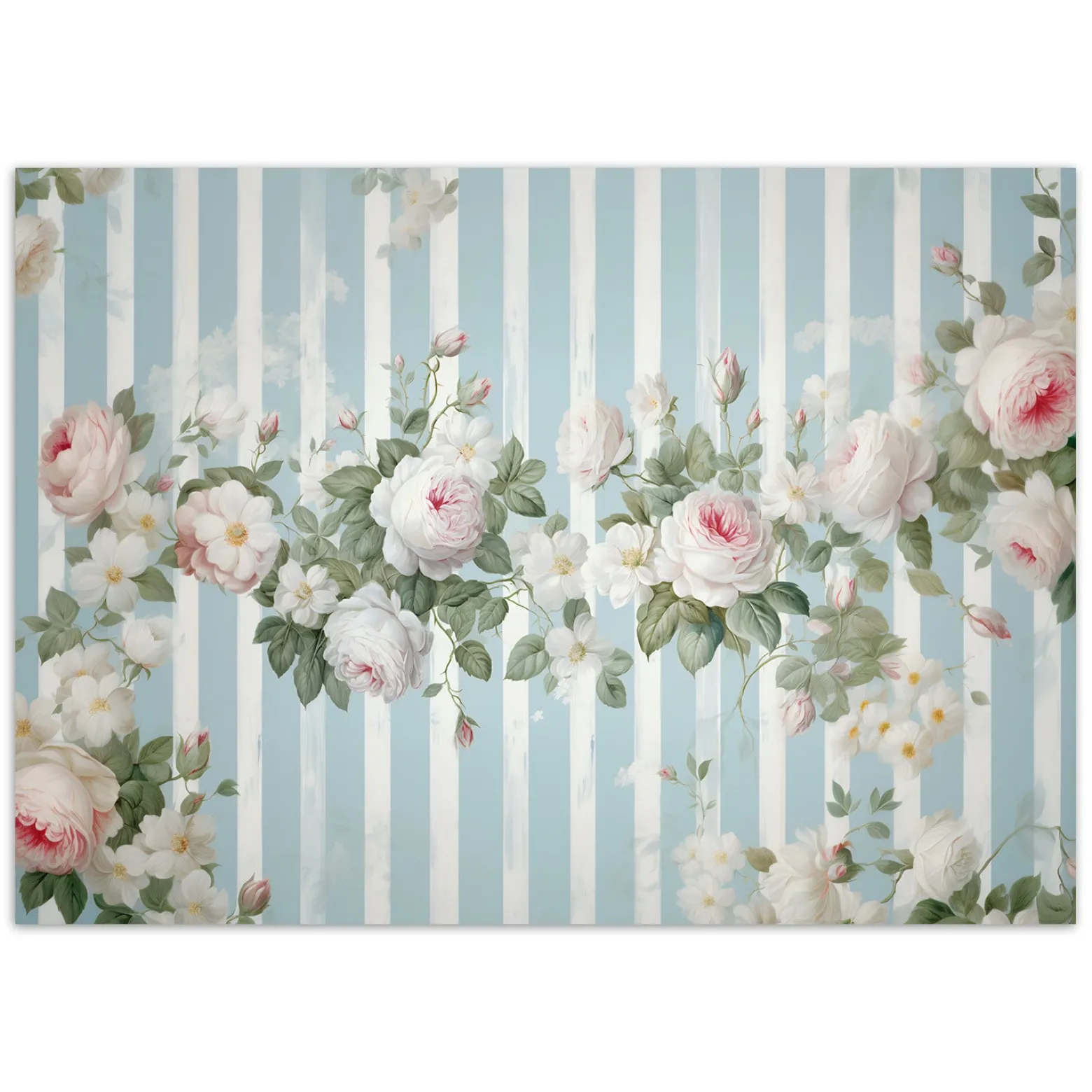 Feeby Fototapeta, Białe kwiaty vintage 150x105