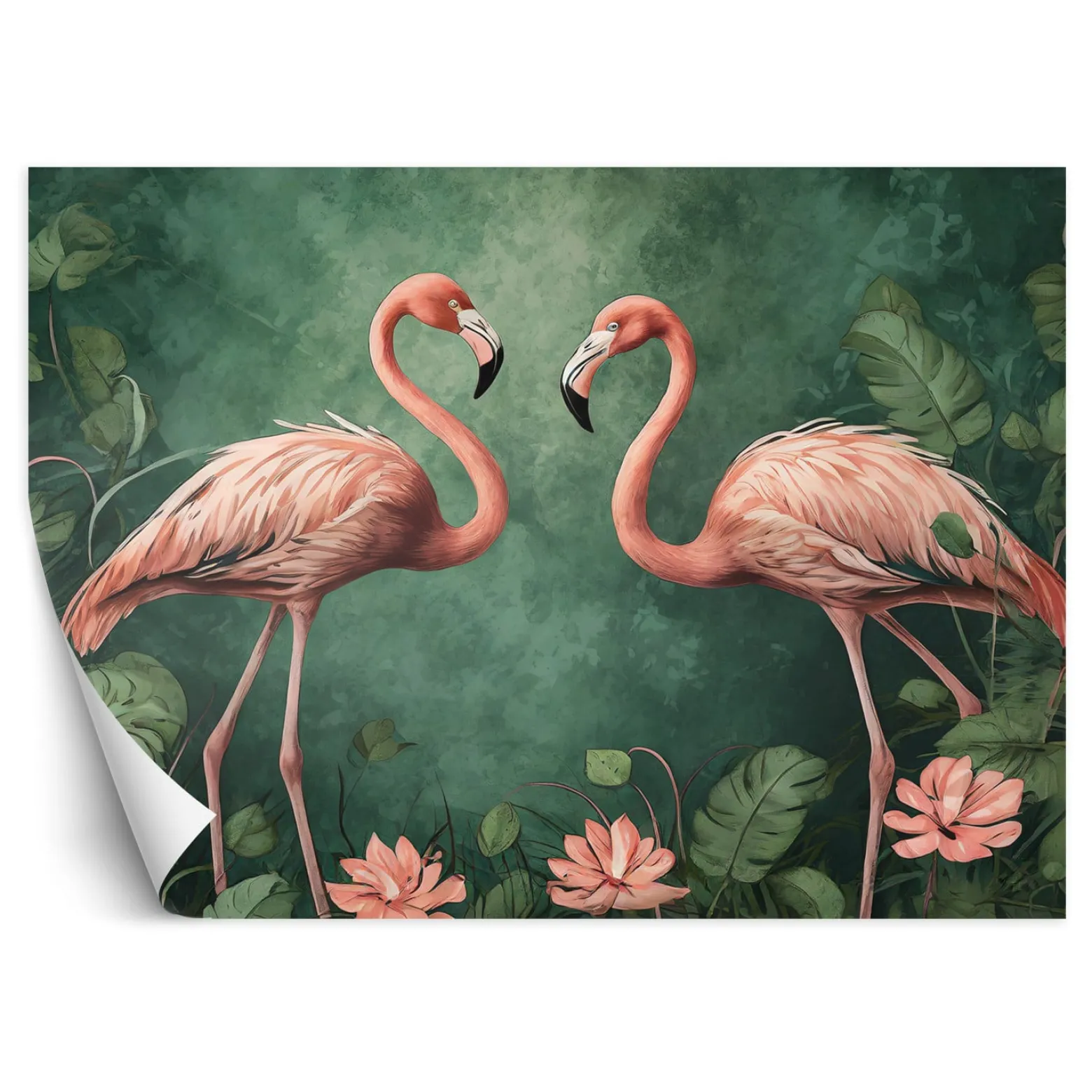 Feeby Fototapeta Flamingi Zwierzęta tropikalne