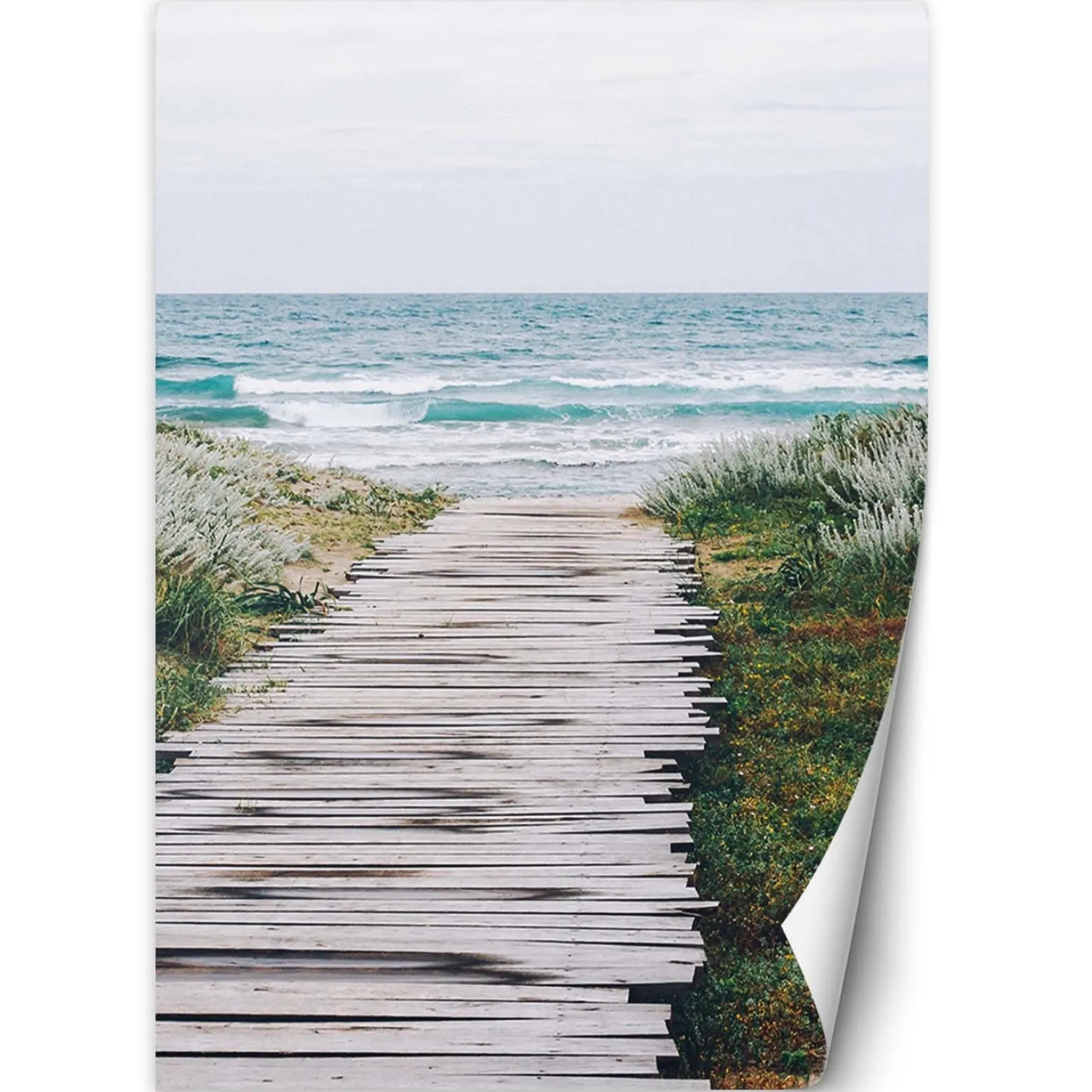 Feeby Fototapeta, Kładka nad morzem 100x140