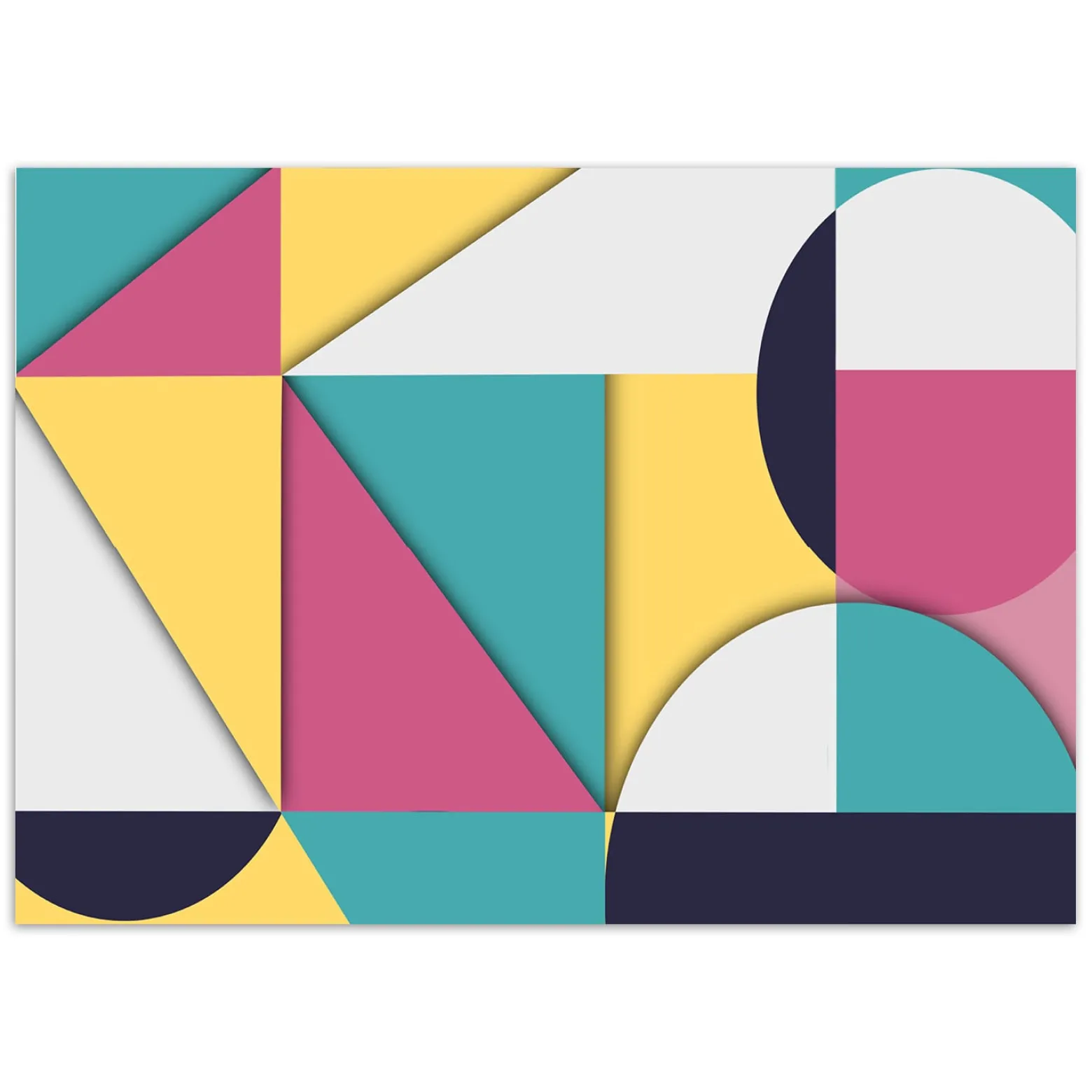 Feeby Fototapeta, Kolorowe geometryczne kształty abstrakcja 150x105