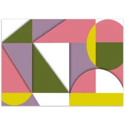Feeby Fototapeta, Kolorowe geometryczne kształty abstrakcja 150x105