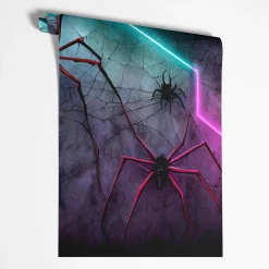 Feeby Fototapeta Pająk Neon Abstrakcja
