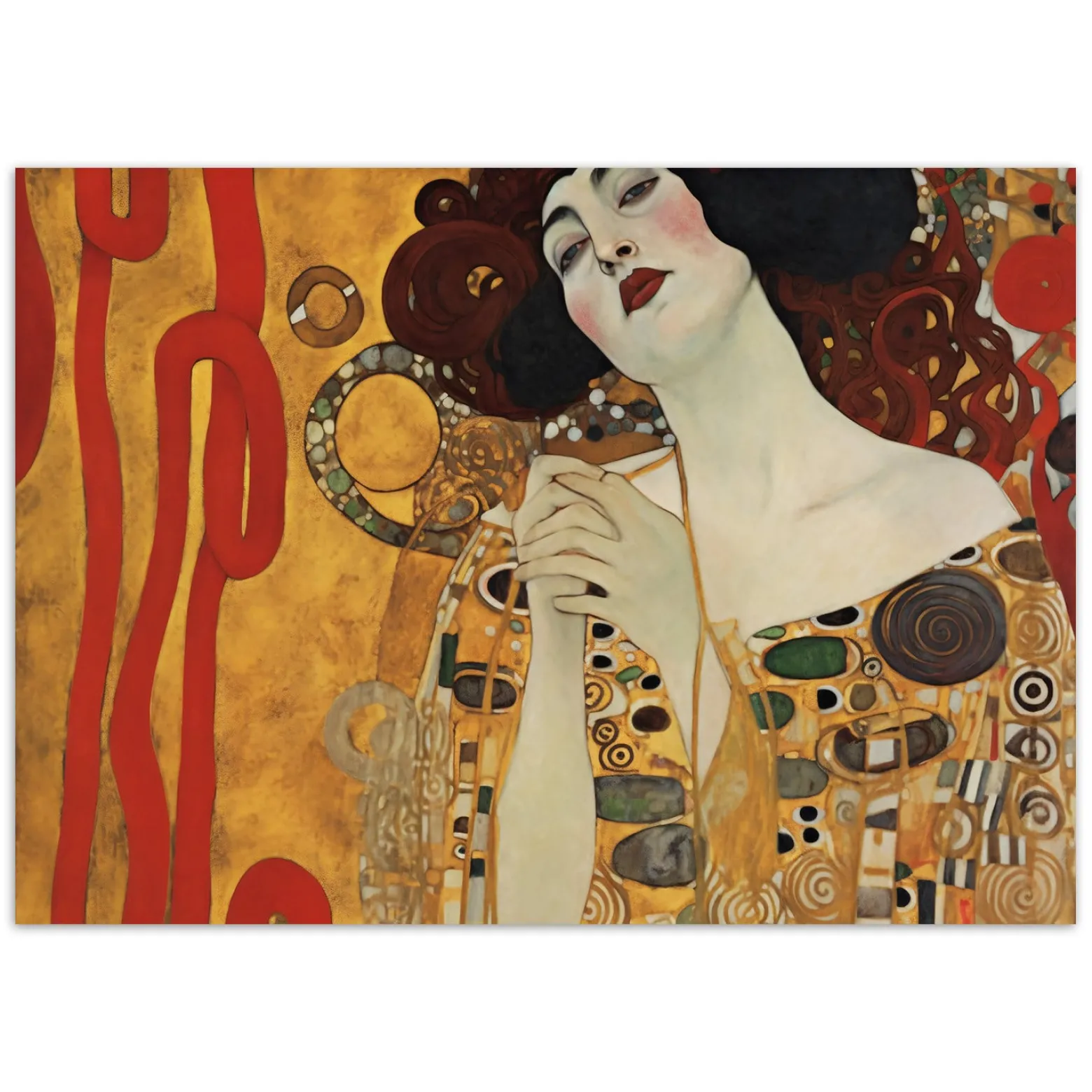 Feeby Fototapeta, Piękna kobieta - G. Klimt 150x105