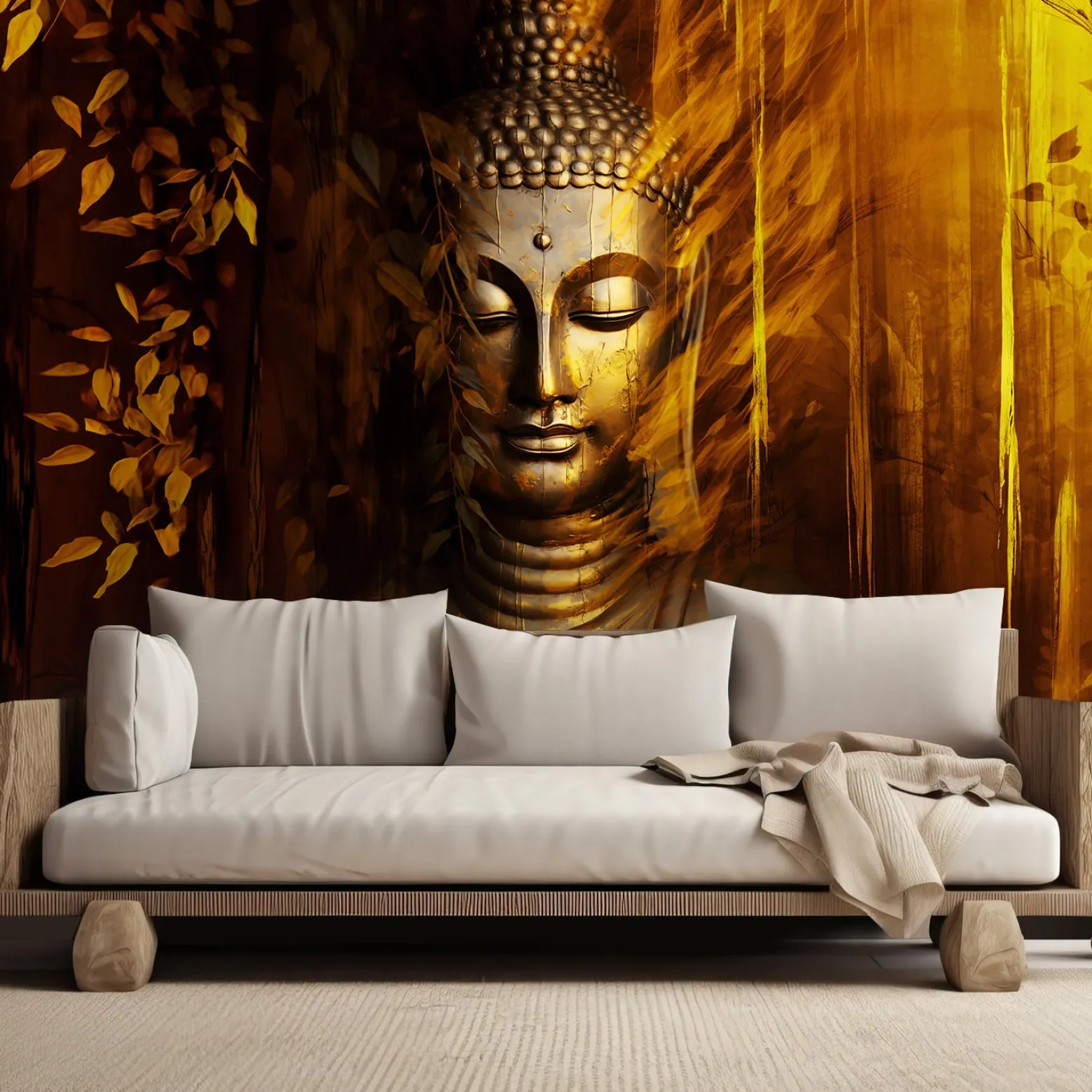 Feeby Fototapeta, Złoty Budda 150x105
