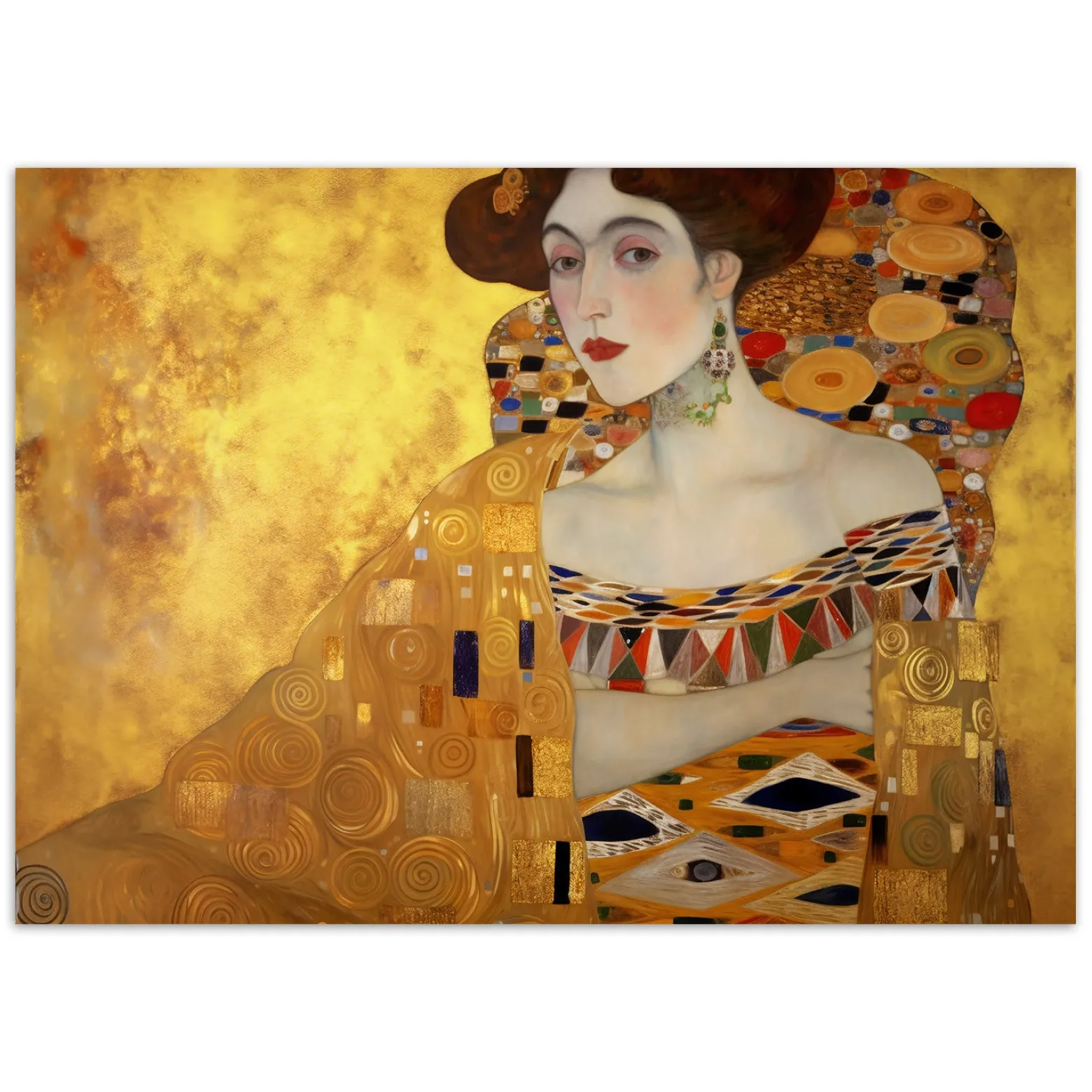 Feeby Fototapeta, Złoty portret kobiety - G. Klimt 150x105