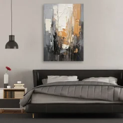 Feeby Obraz do salonu, Abstrakcja Miasto Tekstura 40x60
