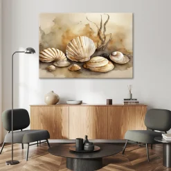 Feeby Obraz, marynistyczny muszle akryl 60x40