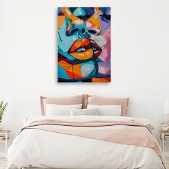 Feeby Obraz na płótnie, Abstrakcyjne twarze 40x60