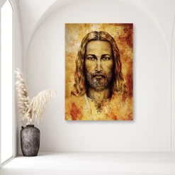 Feeby Obraz na płótnie Całun Turyński Twarz Jezusa 40x60
