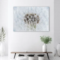 Feeby Obraz na płótnie, Dmuchawiec biały kwiaty 60x40