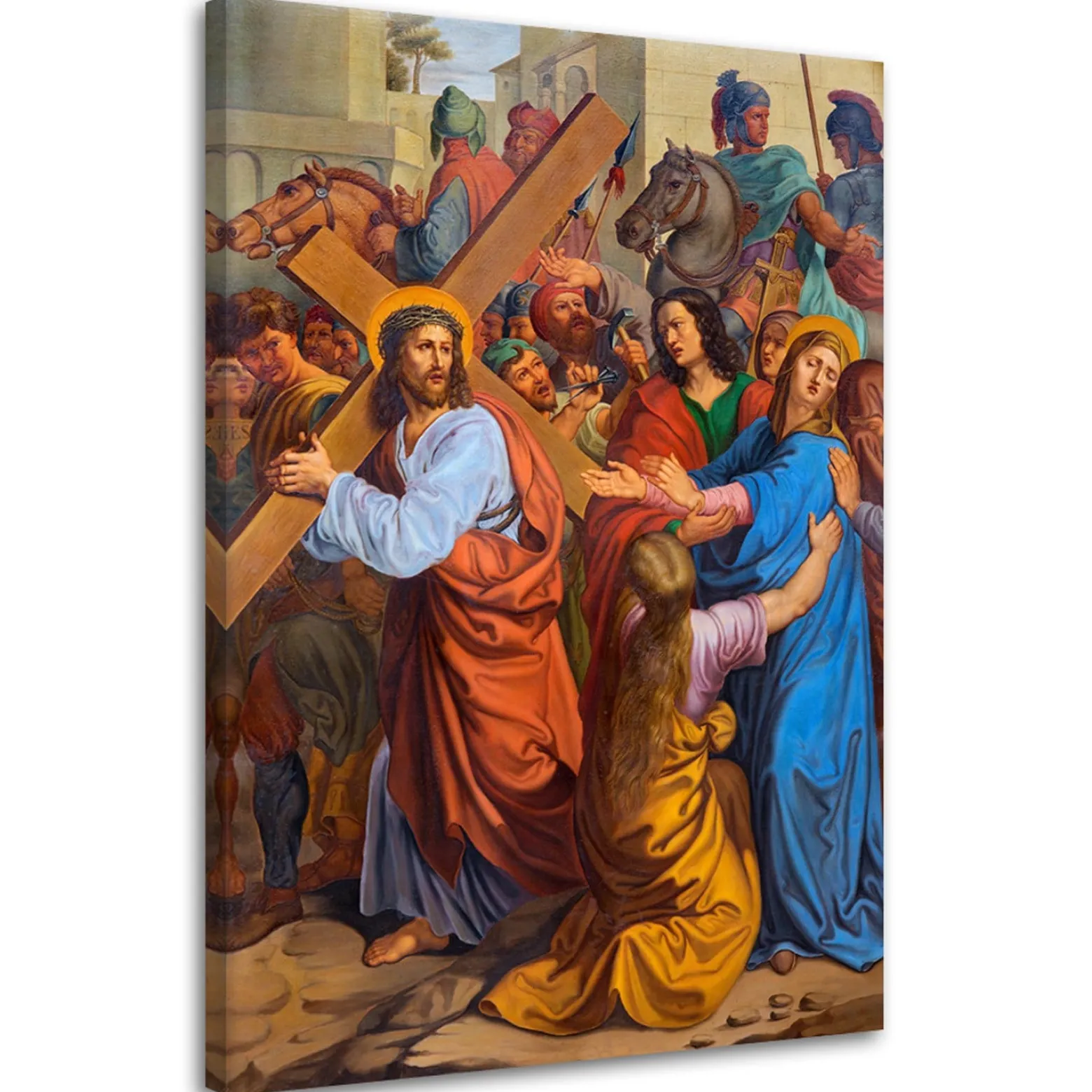 Feeby Obraz na płótnie Jezus spotyka Matkę 40x60