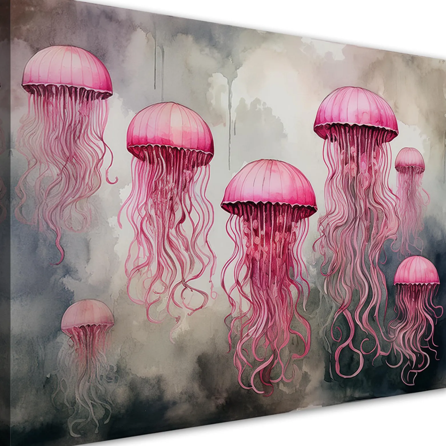 Feeby Obraz na płótnie, Meduza Morska Różowa 60x40