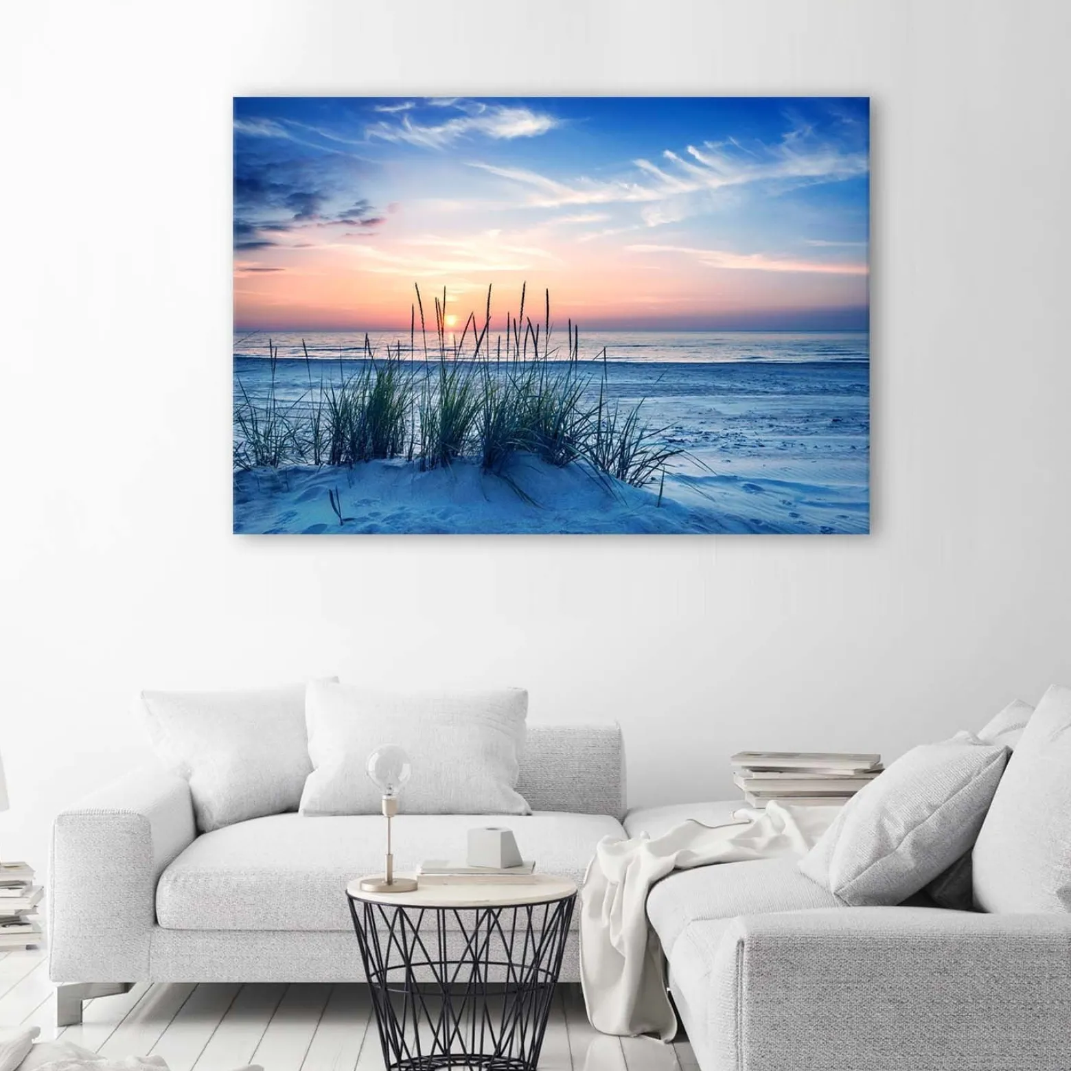 Feeby Obraz na płótnie Plaża morze trawy 60x40