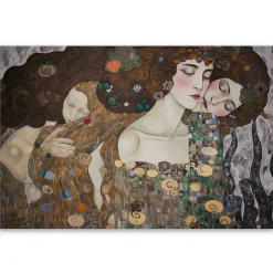 Feeby Obraz na płótnie, Pocałunek kobiet - G. Klimt 60x40