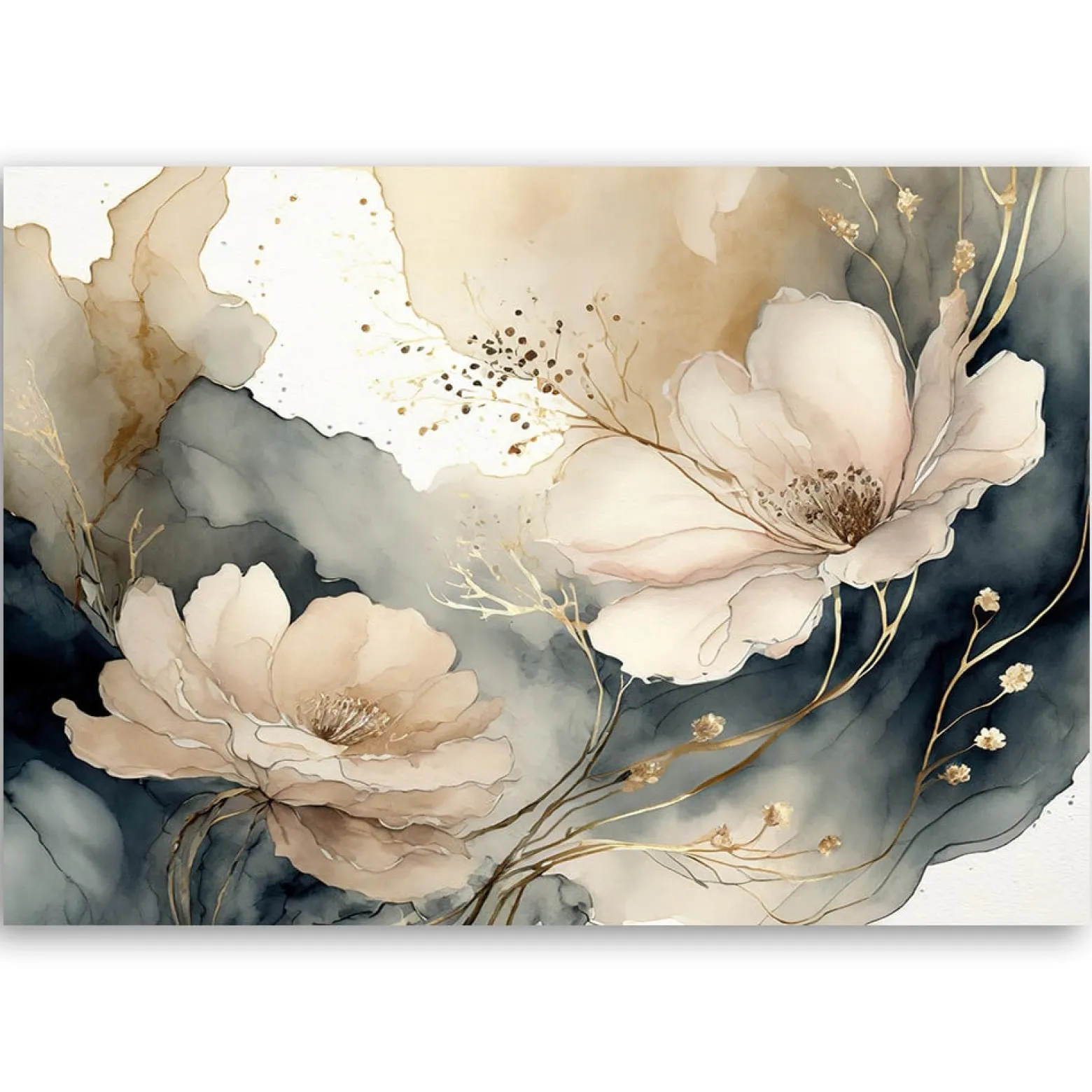Feeby Obraz na płótnie, Roślinna abstrakcja botaniczna 60x40