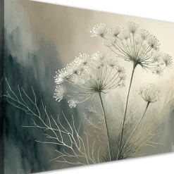 Feeby Obraz na płótnie, Roślinna abstrakcja botaniczna 60x40