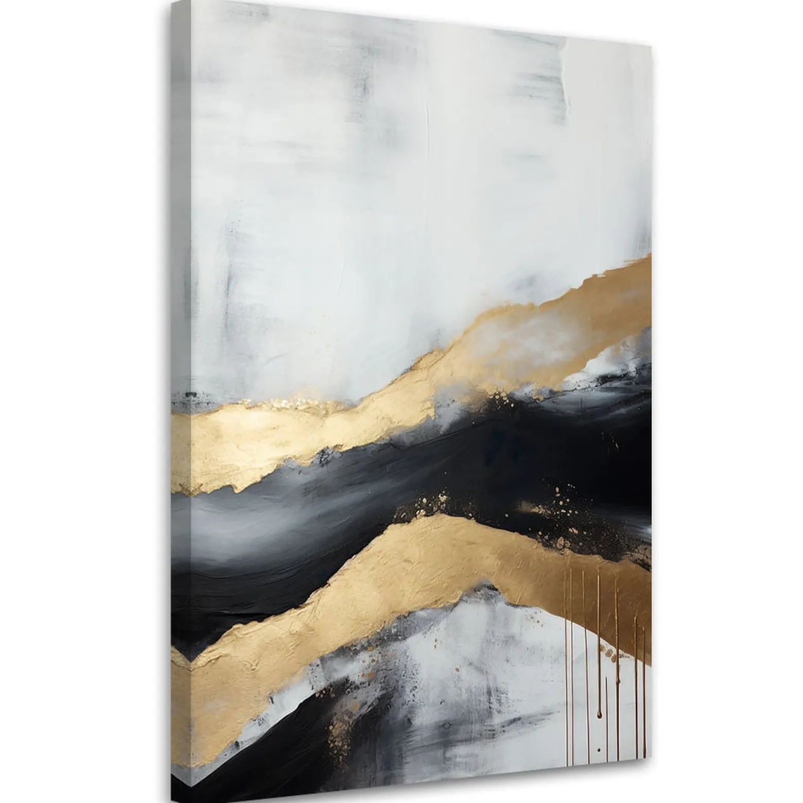 Feeby Obraz na płótnie, Złota abstrakcja 40x60