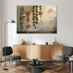 Feeby Obraz, Wiszace liście vintage 60x40