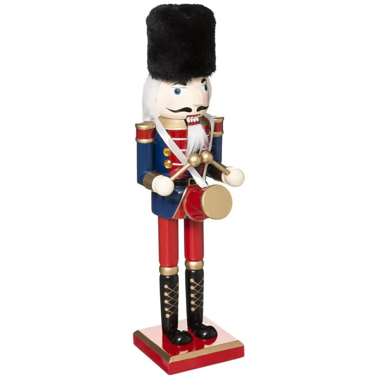 Figurka dziadek do orzechów, drewno, 25 cm