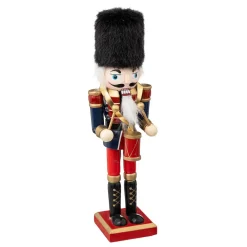 Figurka dziadek do orzechów, drewno, 25 cm