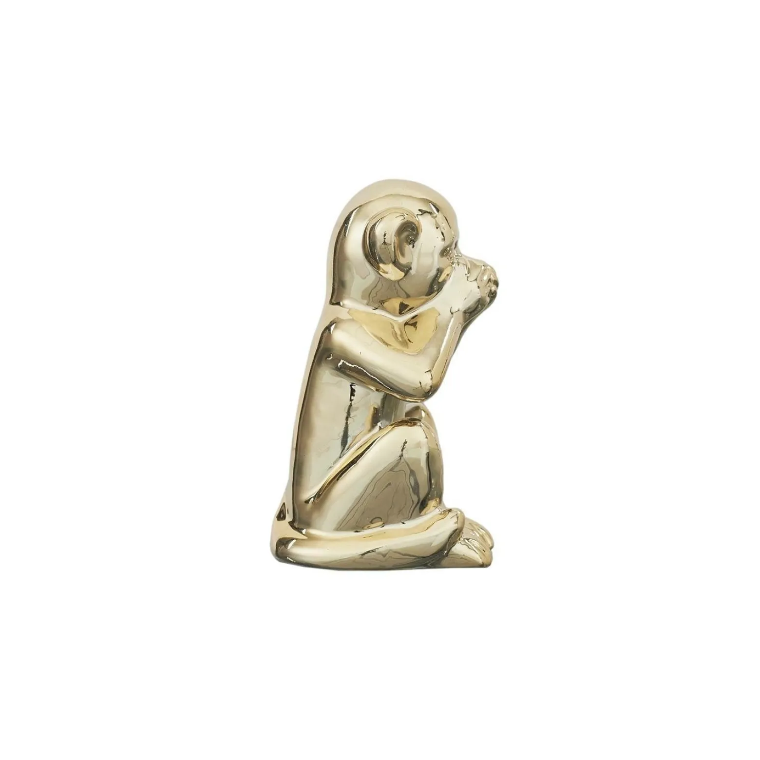 Figurka Monkey złota S